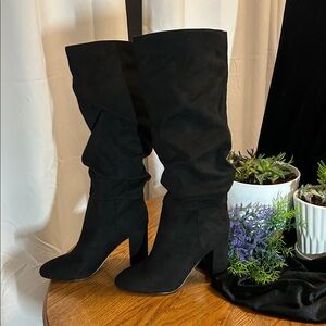 NWB GORGEOUS BLACK NINE WEST BOOTS SIZE 10M
